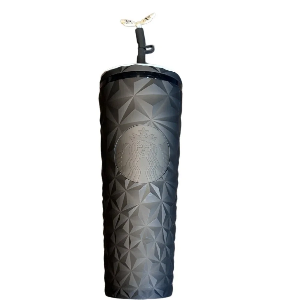 STARBUCKS TUMBLER‎ HALLOWEEN 2025 BLACK BUTTERFLY PRIZM GLOW-IN-THE-DARK TUMBLER
